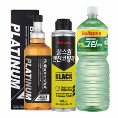 [특가]불스원 불스원샷 플래티넘 엔진코팅제 블랙 세트